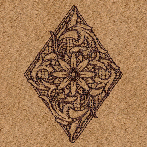 Western Diamond (Trapunto) - Image 4