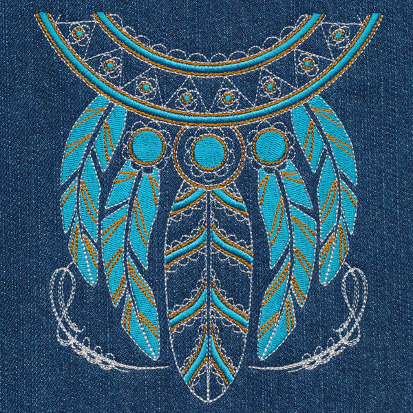 Western Feathers Pocket