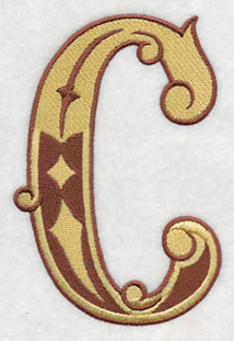 Western Letter C (5 inch) - Image 2