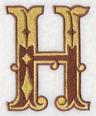 Western Letter H (5 inch) - Image 3