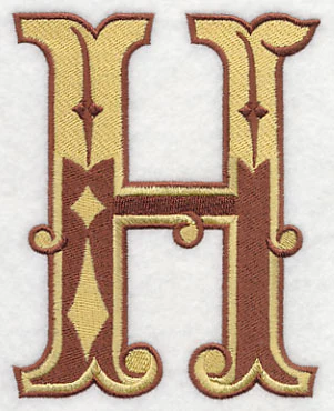 Western Letter H (5 inch) - Image 5