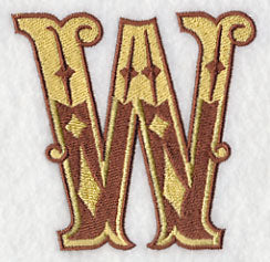 Western Letter W (5 inch) - Image 3