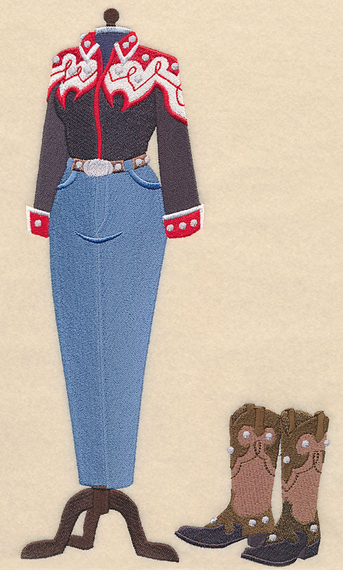 Western Rodeo Dress Form - Hers - Image 5