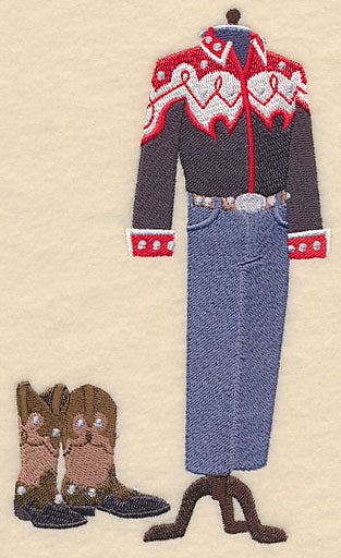 Western Rodeo Dress Form - His - Image 4