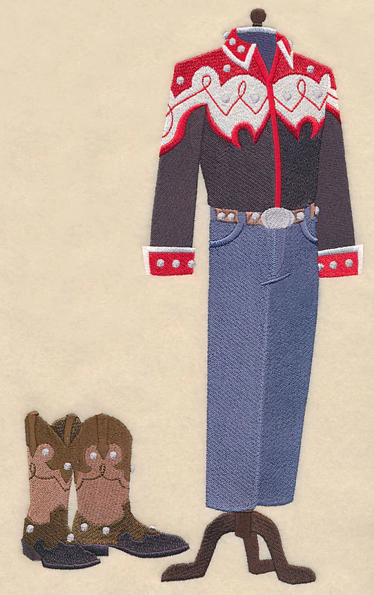 Western Rodeo Dress Form - His - Image 5