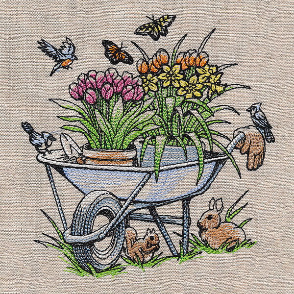 Wheelbarrow Blooms - Image 3