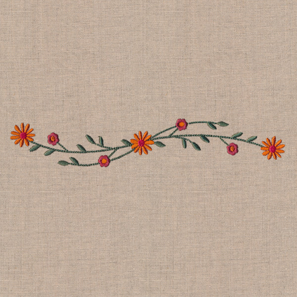 Whimsical Autumn Wildflower Border - Image 3