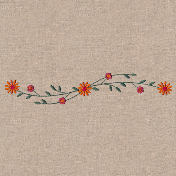 Whimsical Autumn Wildflower Border - Image 5