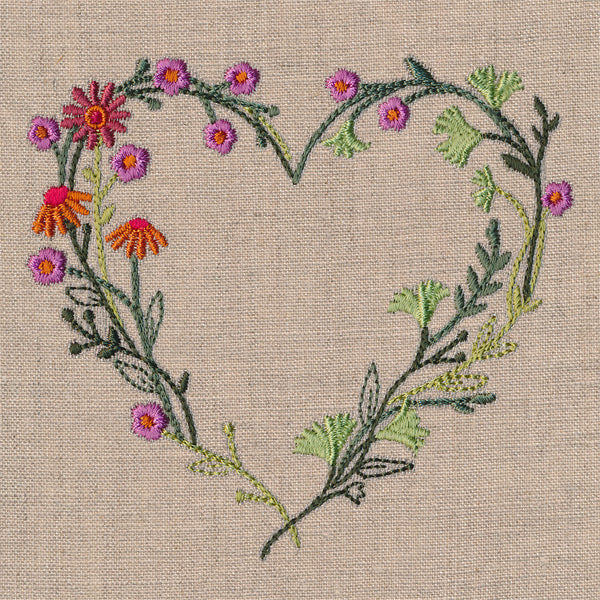 Whimsical Autumn Wildflower Wreath - Image 4