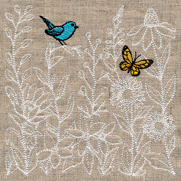 Whimsical Botanical Gems Square - Image 4