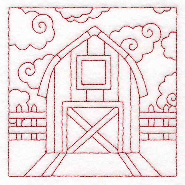 Whimsical Farm Life Quilting - Barn (Double Run) - Image 3