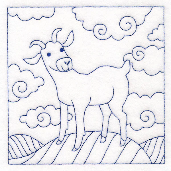 Whimsical Farm Life Quilting - Goat (Double Run) - Image 4