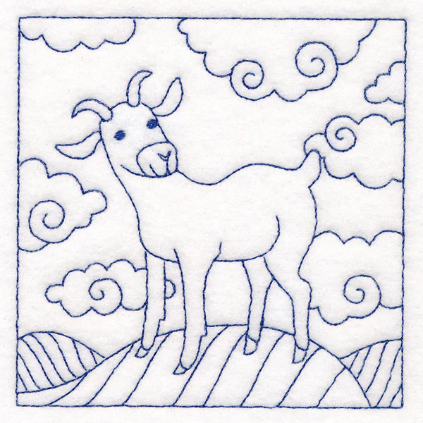 Whimsical Farm Life Quilting - Goat (Double Run) - Image 5