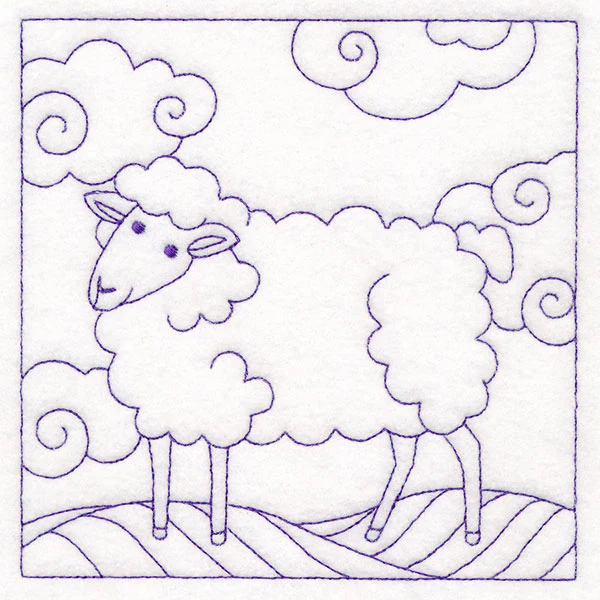 Whimsical Farm Life Quilting - Sheep (Double Run) - Image 13