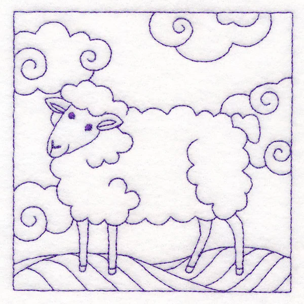 Whimsical Farm Life Quilting - Sheep (Double Run) - Image 16
