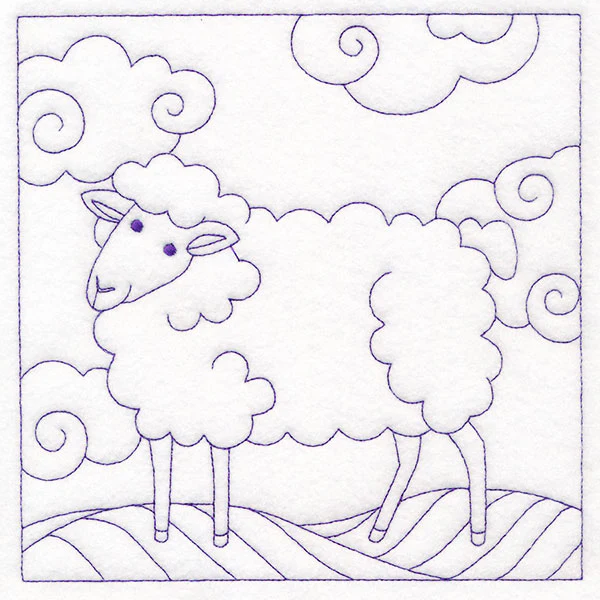 Whimsical Farm Life Quilting - Sheep (Double Run) - Image 7
