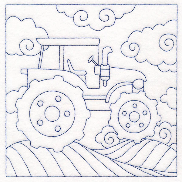 Whimsical Farm Life Quilting - Tractor (Double Run) - Image 4