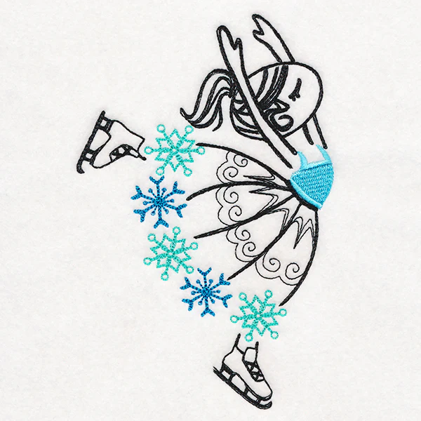 Whimsical Skating Ballerina - Image 3