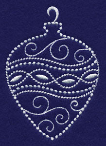 White Christmas Ornament Glow - Image 2