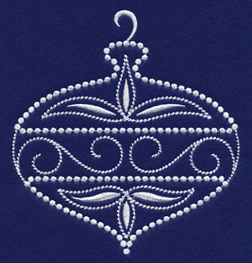 White Christmas Ornament Twinkle - Image 3