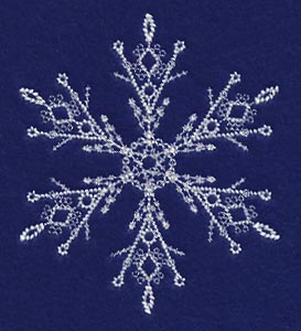 White Christmas Snowflake Glisten - Image 4