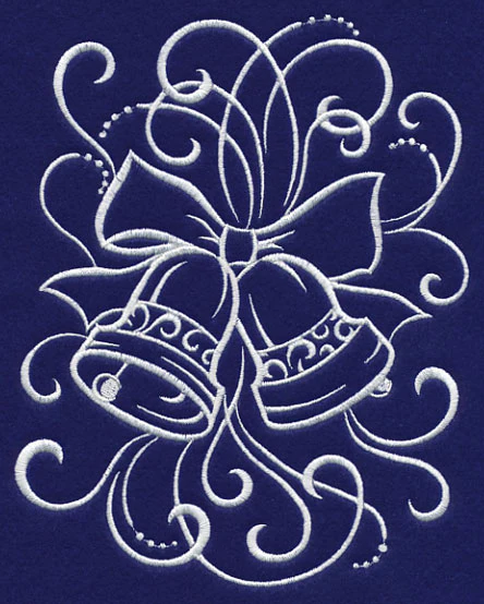 White Christmas Whimsical Bells - Image 2