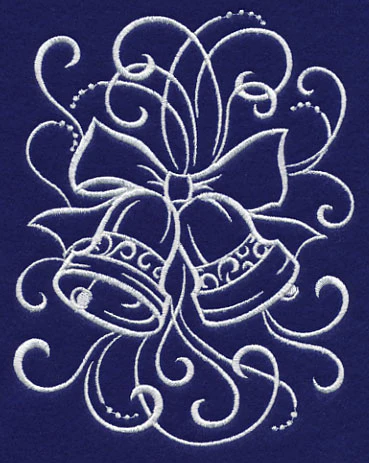 White Christmas Whimsical Bells - Image 3