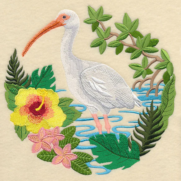 White Ibis Scene - Image 2