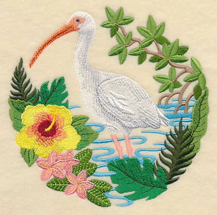 White Ibis Scene - Image 4