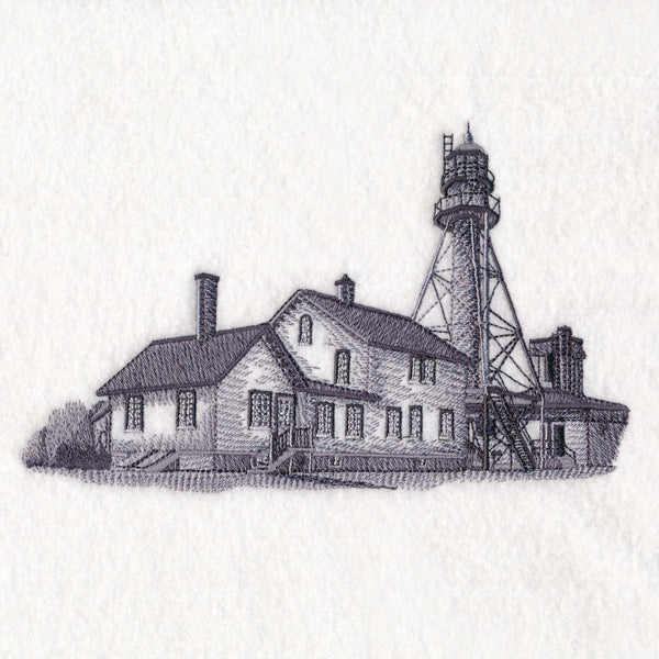 Whitefish Point Lighthouse Sketch (Michigan) - Image 4