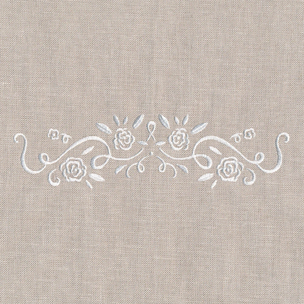 Whitework Floral Border - Image 5