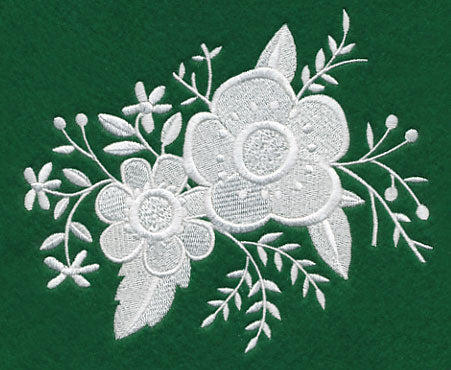 Whitework Floral Bouquet - Image 3