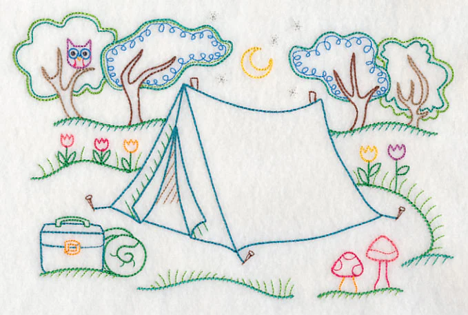 Whooo Loves Camping? (Vintage) - Image 2