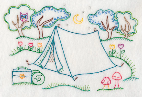 Whooo Loves Camping? (Vintage) - Image 3