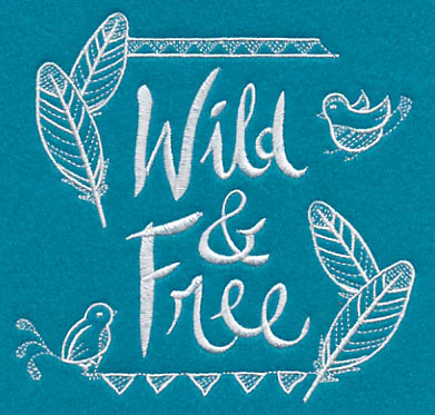Wild and Free (Whitework) - Image 4