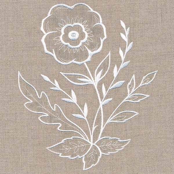 Wild Anemone Accent (Whitework) - Image 4