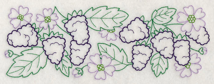 Wild Blackberry Border (Vintage) - Image 2