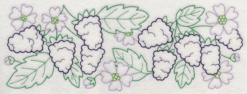 Wild Blackberry Border (Vintage) - Image 6