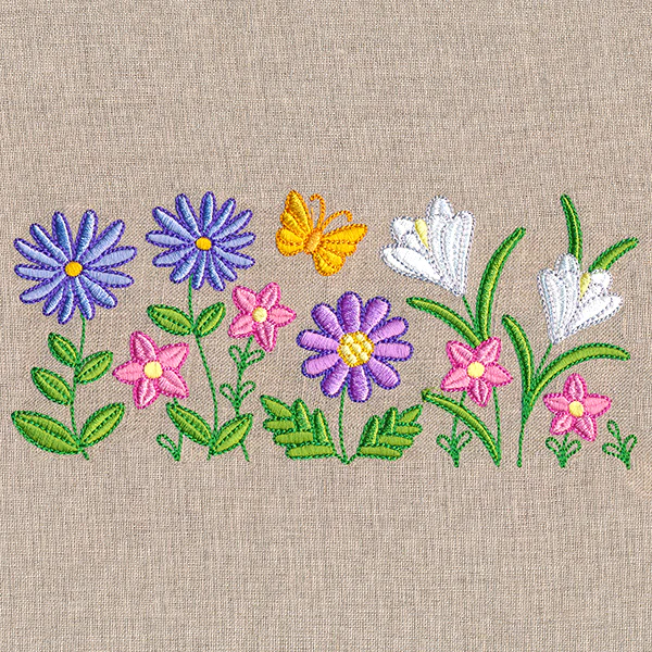 Wild Blooms Border - Short - Image 3