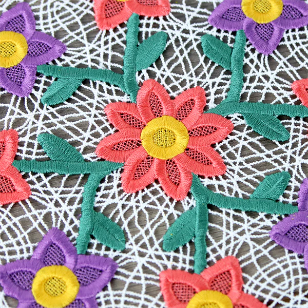 Wild Blooms Doily (Battenburg Lace) - Image 2