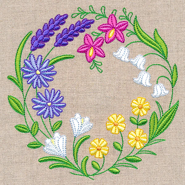 Wild Blooms Wreath
