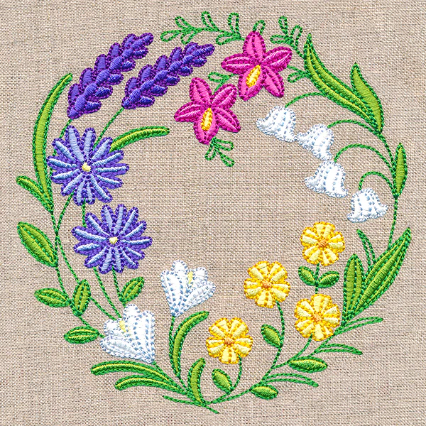 Wild Blooms Wreath - Image 3