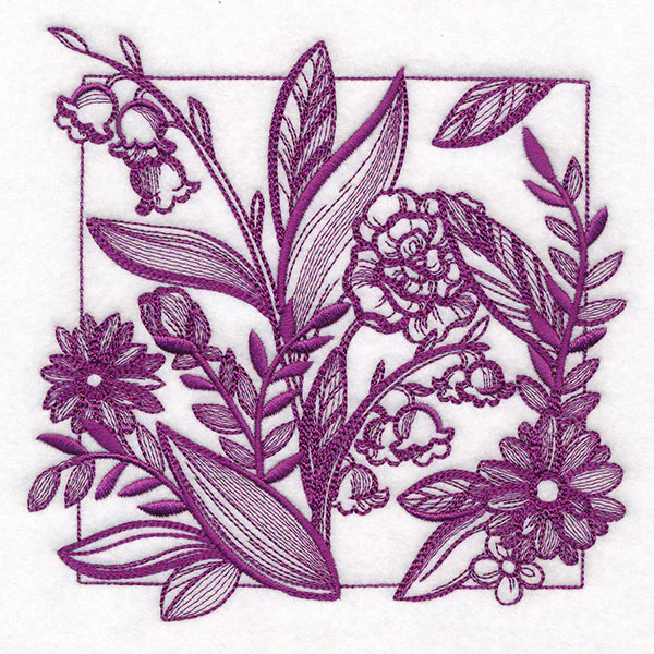 Wild Garden Beauty Square 1 - Image 3