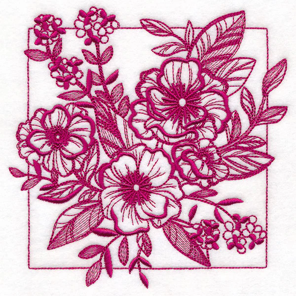Wild Garden Beauty Square 2 - Image 3