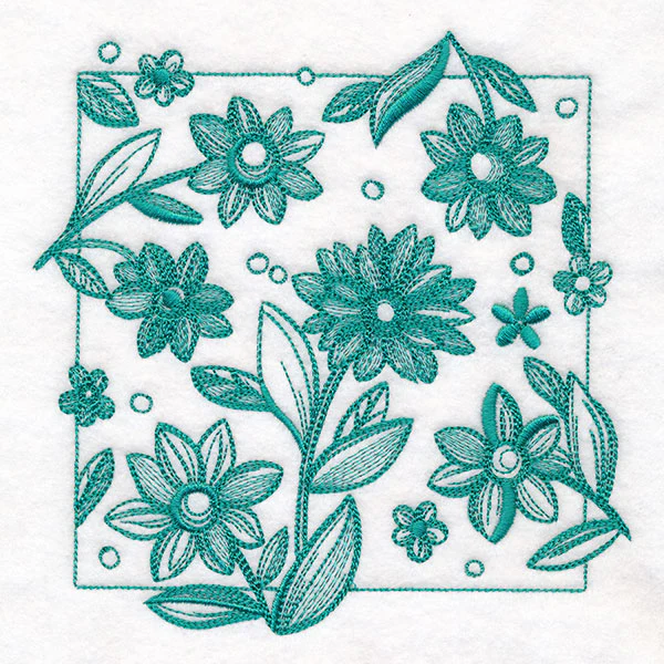 Wild Garden Beauty Square 4 - Image 3