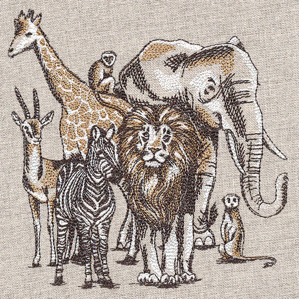 Wild Safari Animal Medley - Image 10