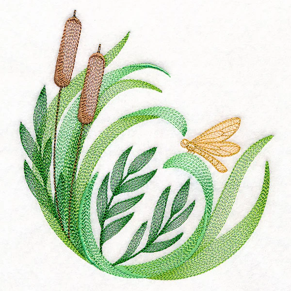 Wild & Sheer Cattails Circle - Image 3