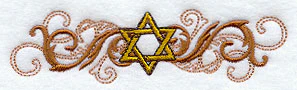 Wild Side Happy Hanukkah - Star of David Border - Image 3