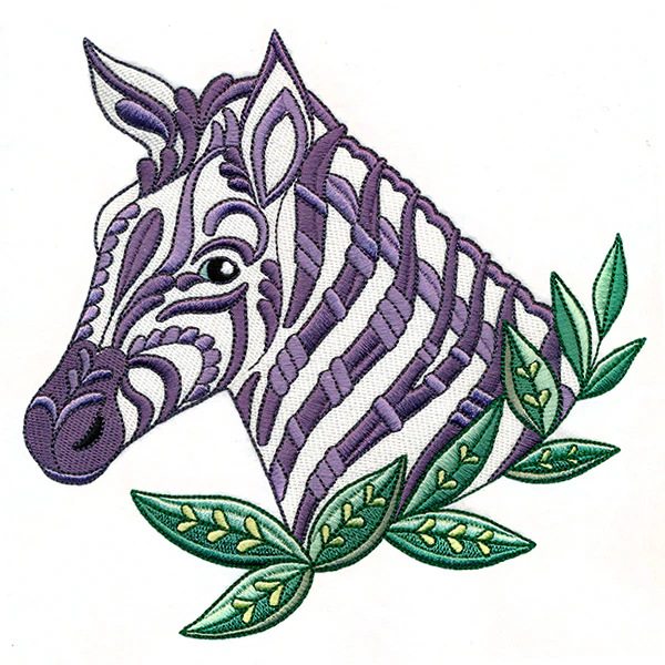 Wild Stitches Zebra