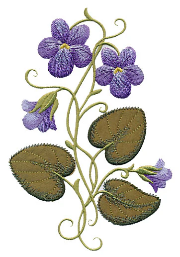 Wild Violets (Luxury Applique) - Image 4